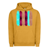 Pigment Peanut Butter Colored Farm Life Purple Wood Jute Cyan Glitter Brush Strokes Urban Hoodie - Bettercallsaul