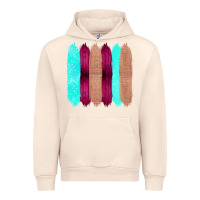 Sandshell Colored Farm Life Purple Wood Jute Cyan Glitter Brush Strokes Urban Hoodie - Bettercallsaul
