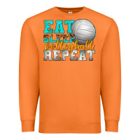 Carrot eat sleep volleyball repeat Premium Sweatshirt - texasbilliewilder