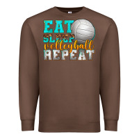 Chestnut eat sleep volleyball repeat Premium Sweatshirt - texasbilliewilder