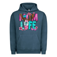 Pigment Midnight Navy mom life Urban Hoodie - AdoDesignShop