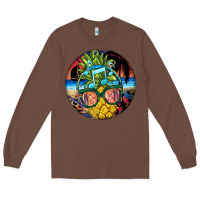Chestnut pineapple relaxing Long Sleeve Tee - BarkalooDesign