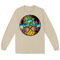 Mushroom pineapple relaxing Long Sleeve Tee - BarkalooDesign