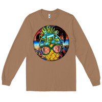 Toasted Coconut pineapple relaxing Long Sleeve Tee - BarkalooDesign