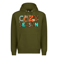Army Green cozy season Premium Hoodie - AdoDesignShop