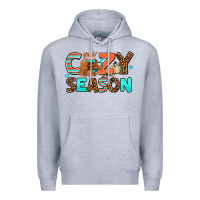Heather Grey cozy season Premium Hoodie - AdoDesignShop