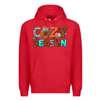 Red cozy season Premium Hoodie - AdoDesignShop