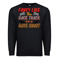 Black fancy like the race track on a date night Premium Sweatshirt - texasbilliewilder