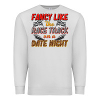 Dove Grey fancy like the race track on a date night Premium Sweatshirt - texasbilliewilder