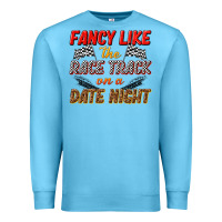 Ocean Blue fancy like the race track on a date night Premium Sweatshirt - texasbilliewilder