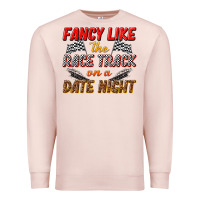 Pale Pink fancy like the race track on a date night Premium Sweatshirt - texasbilliewilder