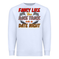 White fancy like the race track on a date night Premium Sweatshirt - texasbilliewilder