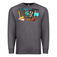 Charcoal Heather y'all gonna learn today Premium Sweatshirt - Zillion Design Studio