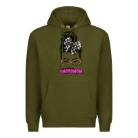 Army Green motomom Premium Hoodie - JahusDesignShop