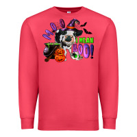 Cardinal Moo I Mean Boo Baby Cow Premium Sweatshirt - RanaPortraitStore