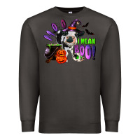 Smoke Moo I Mean Boo Baby Cow Premium Sweatshirt - RanaPortraitStore