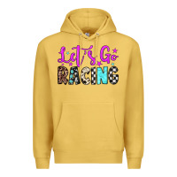 Antique Gold let's go racing Premium Hoodie - JahusDesignShop
