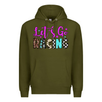 Army Green let's go racing Premium Hoodie - JahusDesignShop