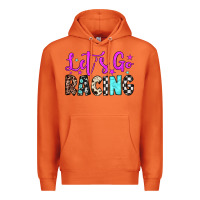 Carrot let's go racing Premium Hoodie - JahusDesignShop
