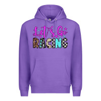 Purple let's go racing Premium Hoodie - JahusDesignShop