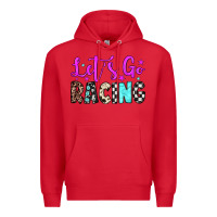 Red let's go racing Premium Hoodie - JahusDesignShop