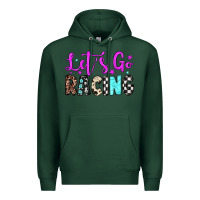 Sports Green let's go racing Premium Hoodie - JahusDesignShop