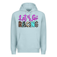 Blue Mist let's go racing Premium Hoodie - JahusDesignShop