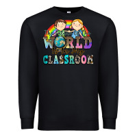 Black the future of the world is in my classroom Premium Sweatshirt - Zillion Design Studio