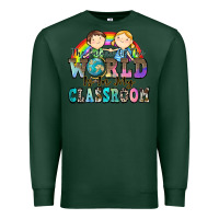 Sports Green the future of the world is in my classroom Premium Sweatshirt - Zillion Design Studio