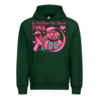 Forest Green in october we wear pink Urban Hoodie - JahusDesignShop