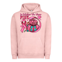 Pigment Salmon in october we wear pink Urban Hoodie - JahusDesignShop