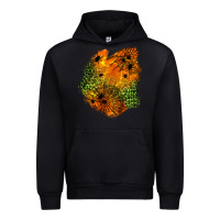 Black spider leopard  halloween patch Urban Hoodie - BundleAndBundleShop