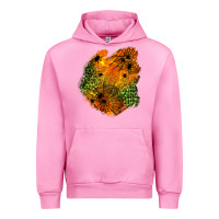 Fuchsia Pink spider leopard  halloween patch Urban Hoodie - BundleAndBundleShop
