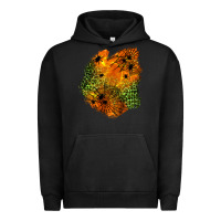 Pigment Black spider leopard  halloween patch Urban Hoodie - BundleAndBundleShop