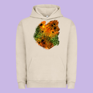 Spider Leopard  Halloween Patch Urban Hoodie Designed By Bundleandbundleshop