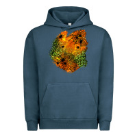 Pigment Midnight Navy spider leopard  halloween patch Urban Hoodie - BundleAndBundleShop
