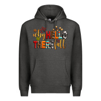 Charcoal Heather why hello there fall Premium Hoodie - AdoDesignShop