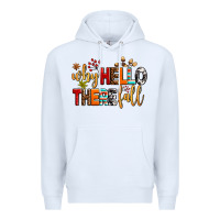 White why hello there fall Premium Hoodie - AdoDesignShop
