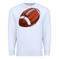 White football Premium Sweatshirt - texasbilliewilder