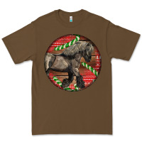 Cacao Belgian Horse Christmas Premium Tee - LillyAllenDesigns