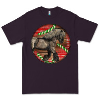 Plum Belgian Horse Christmas Premium Tee - LillyAllenDesigns