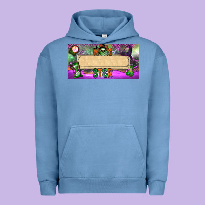 Custom Name Momster License Plate Template Urban Hoodie Designed By Bundleandbundleshop