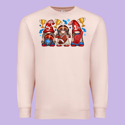 Premium Sweatshirt football gnome with element