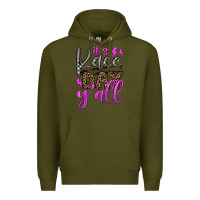 Army Green it's race day y'all Premium Hoodie - JahusDesignShop