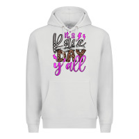 Dove Grey it's race day y'all Premium Hoodie - JahusDesignShop