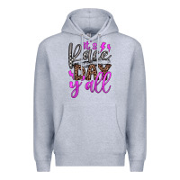 Heather Grey it's race day y'all Premium Hoodie - JahusDesignShop