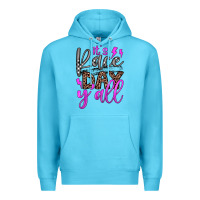Ocean Blue it's race day y'all Premium Hoodie - JahusDesignShop