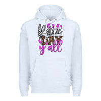 White it's race day y'all Premium Hoodie - JahusDesignShop
