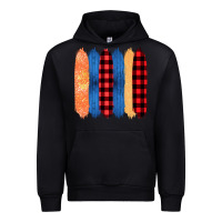 Black Western Farm Life Pattern Brush Stroke Urban Hoodie - Bettercallsaul