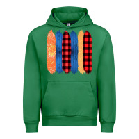 Emerald Western Farm Life Pattern Brush Stroke Urban Hoodie - Bettercallsaul